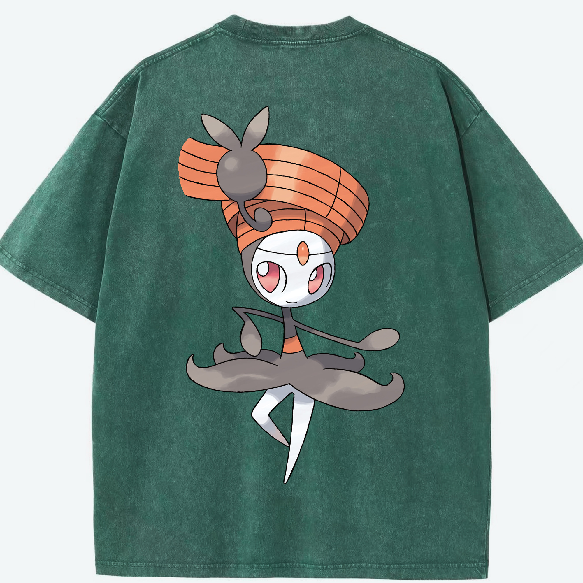 （画像用） ポケットモンスター Pokémon 綿100% ヴィンテージ風 半袖Tシャツ（背面プリント）